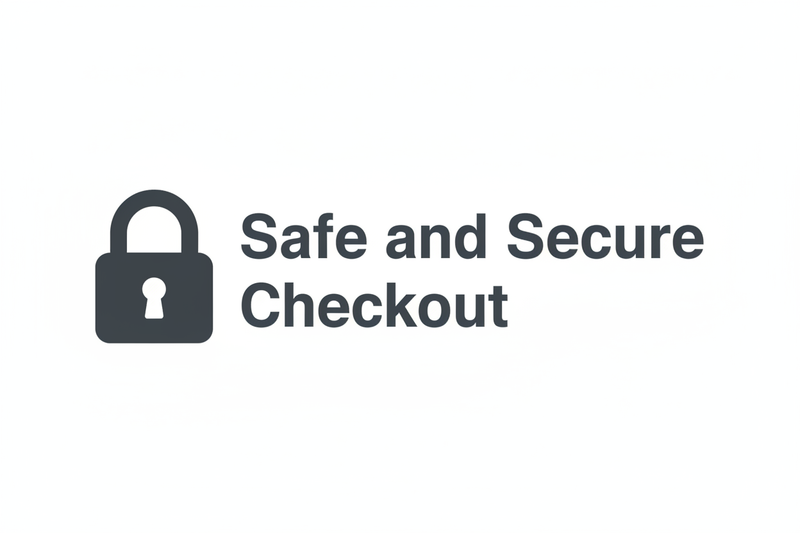 Safe and Secure Checkout Trust Badge